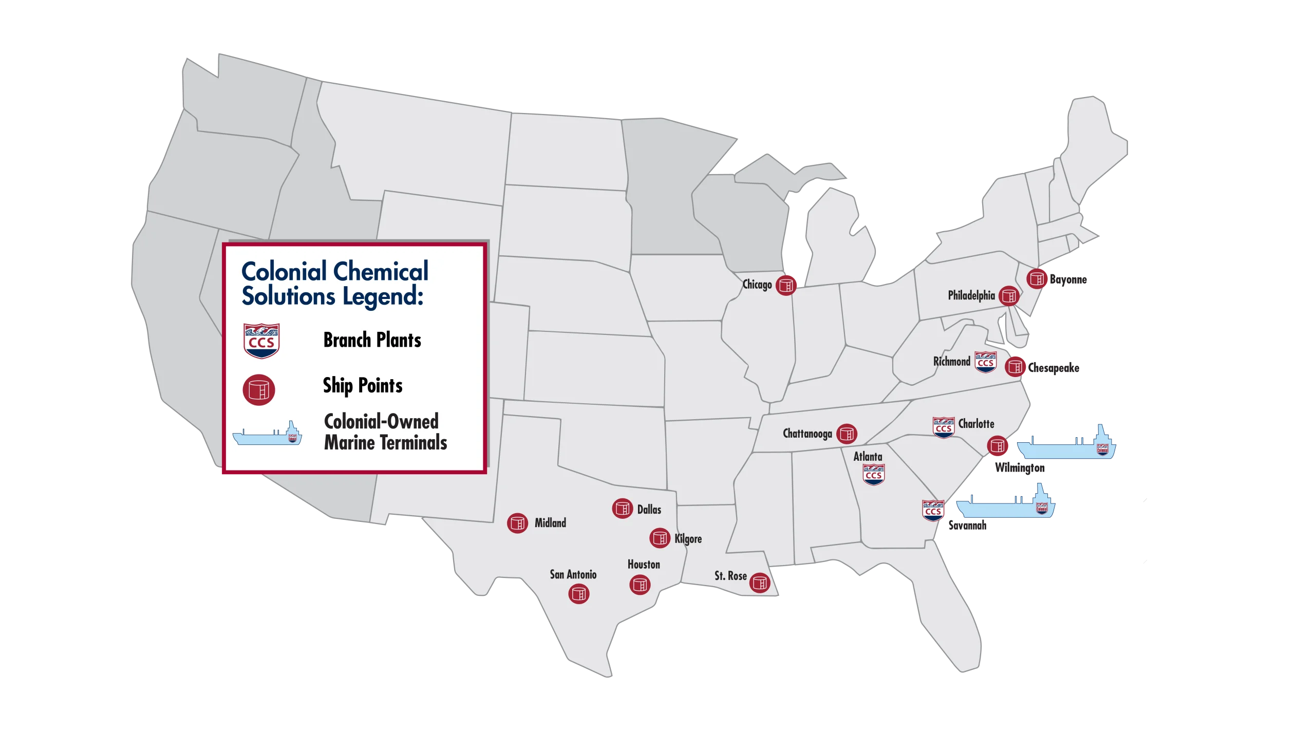 Colonial Chemical Solutions, Inc. CCS Map 2025 web 1 scaled